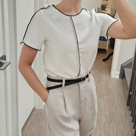 ZARA white  blouse (xs) - Picture 5 of 7